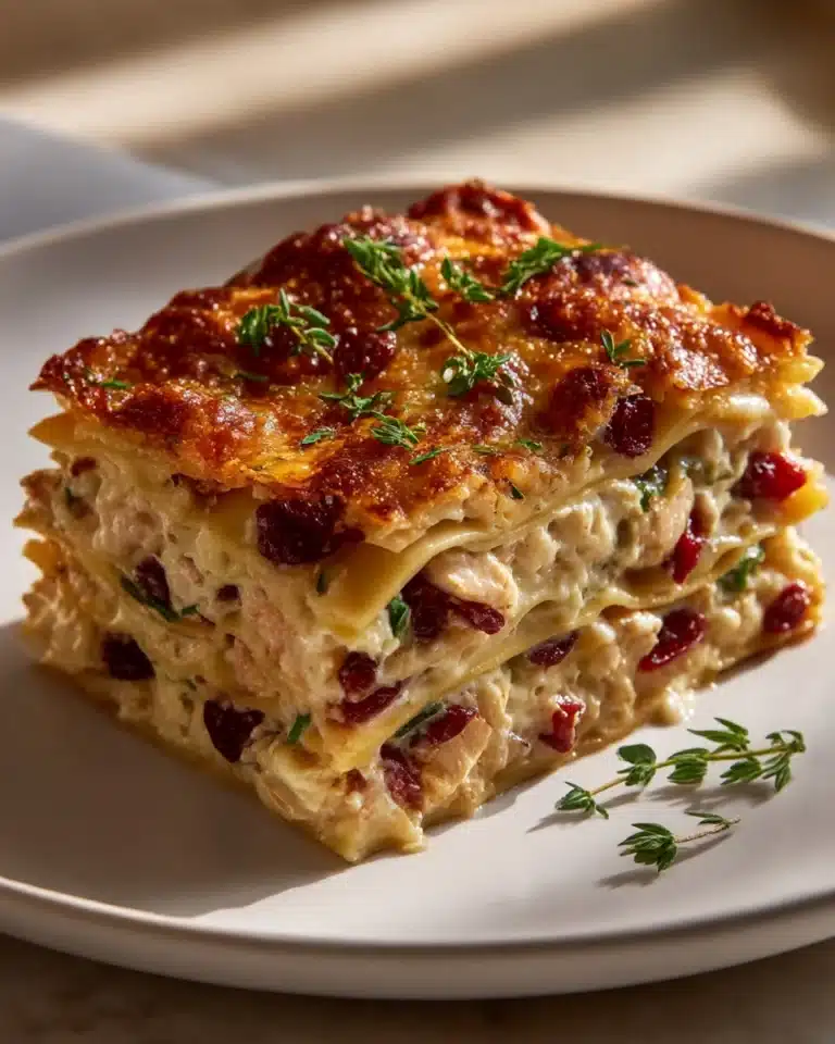 Thanksgiving Leftover Lasagna Recipe