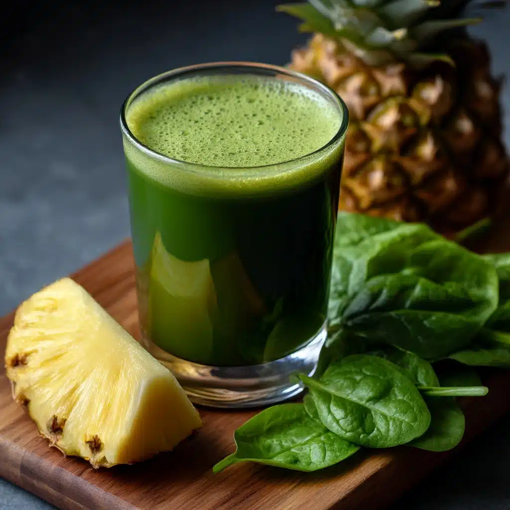 4 Ingredient Green Juice Recipe - Recipe Image