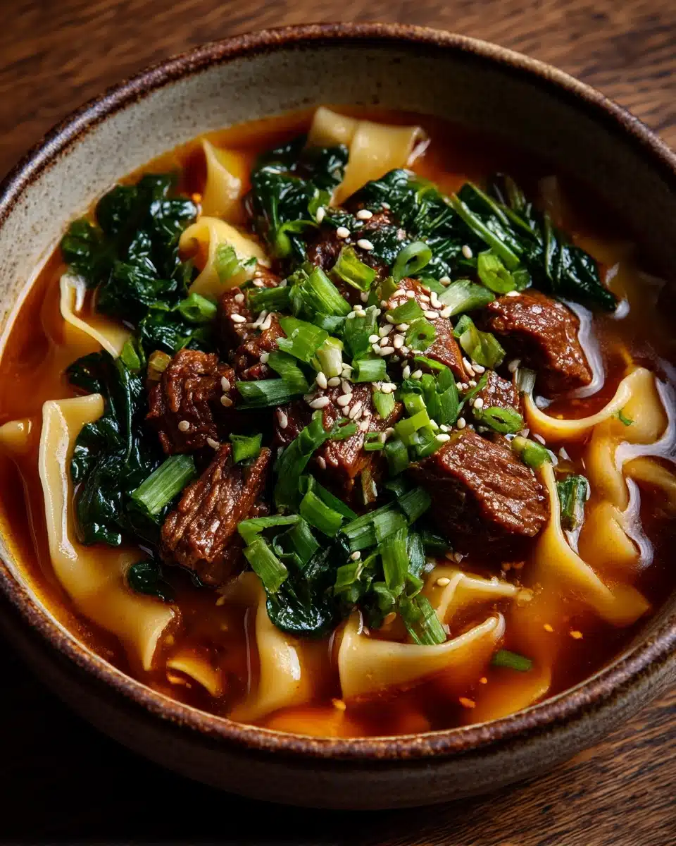 Instant Pot Spicy Short Rib Noodle Soup Recipe