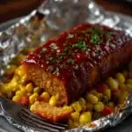 Campfire Dinner Meatloaf Foil Packets Recipe
