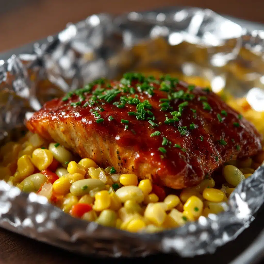 Campfire Dinner Meatloaf Foil Packets Recipe - Recipe Image