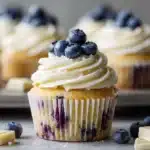 White Chocolate Blueberry Cupcakes Recipe