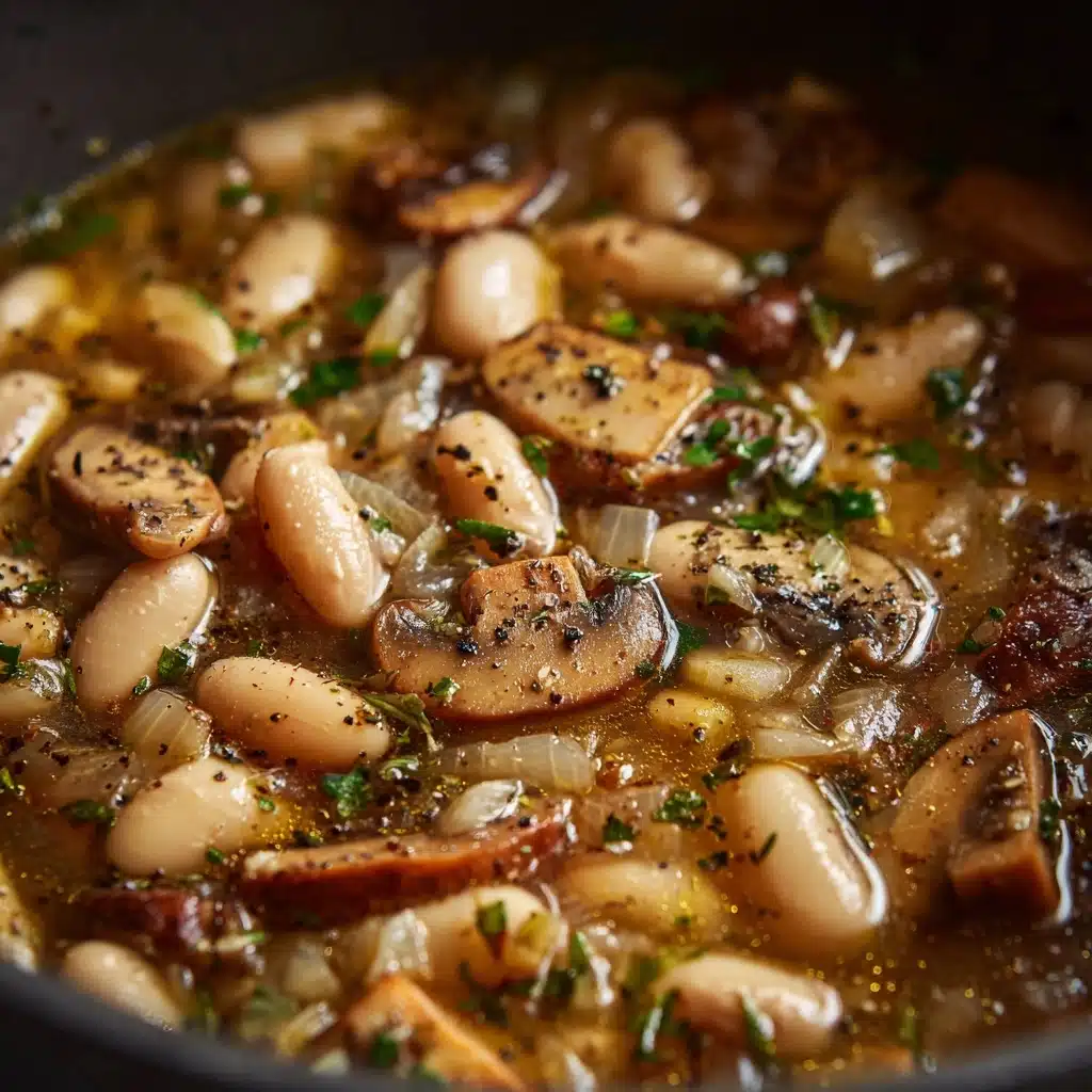 Earthy Mushroom and White Bean Stew Recipe - Recipe Image