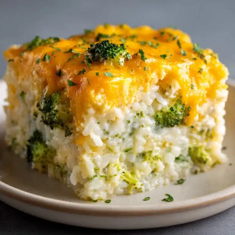 Cheesy Broccoli Chicken and Rice Casserole Recipe