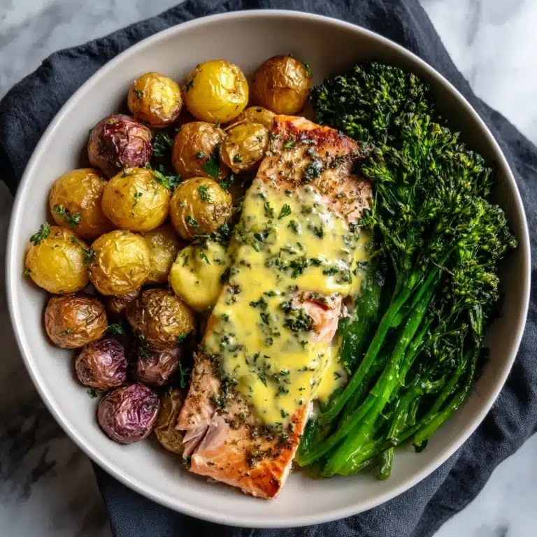 Baked Salmon with Amazing Lemon Sauce Recipe