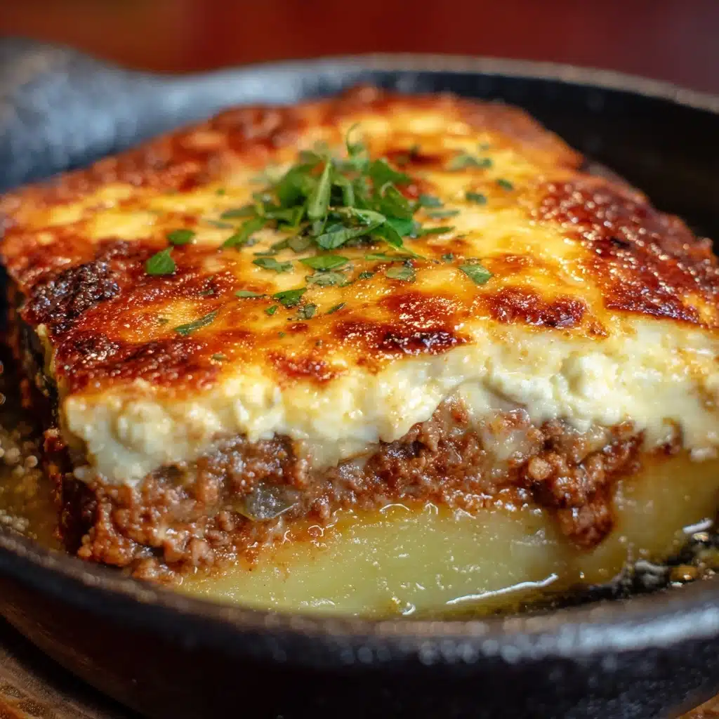 Outrageously Delicious Greek Moussaka Recipe - Recipe Image