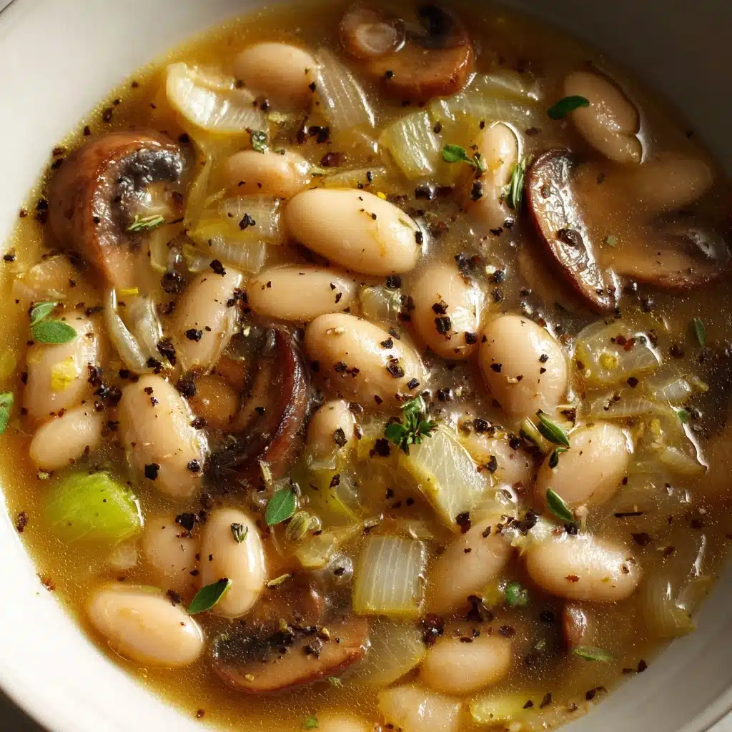 Earthy Mushroom and White Bean Stew Recipe - Recipe Image