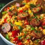 Cajun Sausage and Rice Skillet Recipe