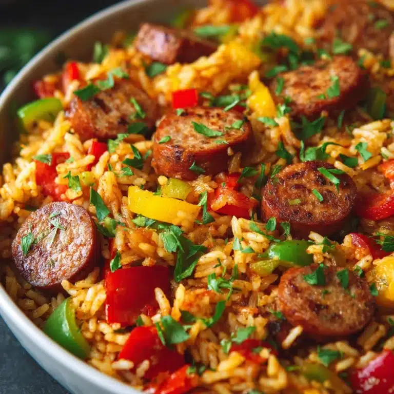 Cajun Sausage and Rice Skillet Recipe