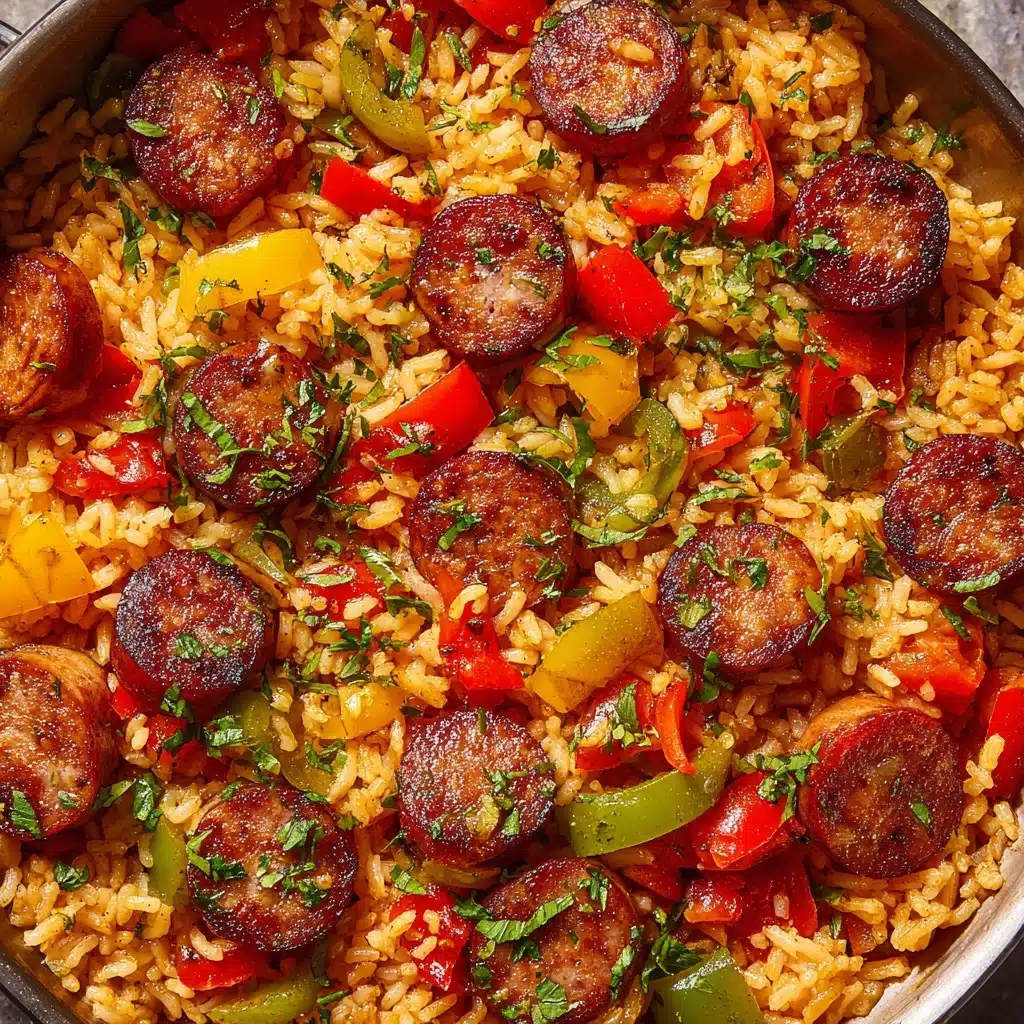 Cajun Sausage and Rice Skillet Recipe - Recipe Image