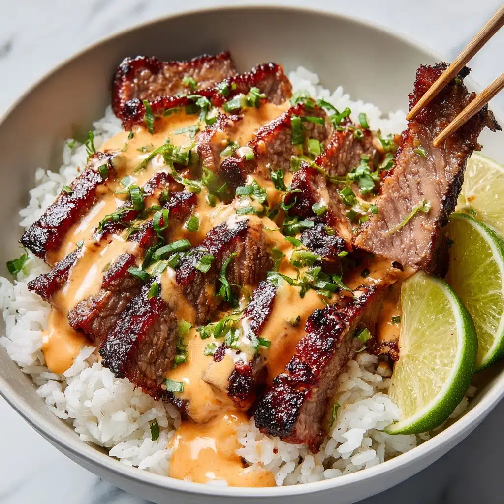 Sweet Chili Chicken Bowl with Coconut Lime Drizzle Recipe - Recipe Image