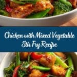 Chicken with Mixed Vegetable Stir Fry Recipe