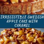 Swedish Apple Cake with Caramel Recipe