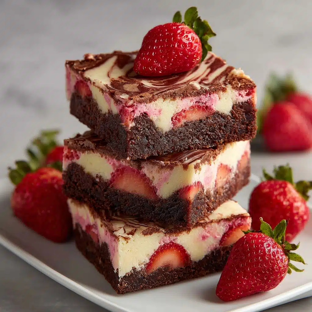Strawberry Brownies Recipe
