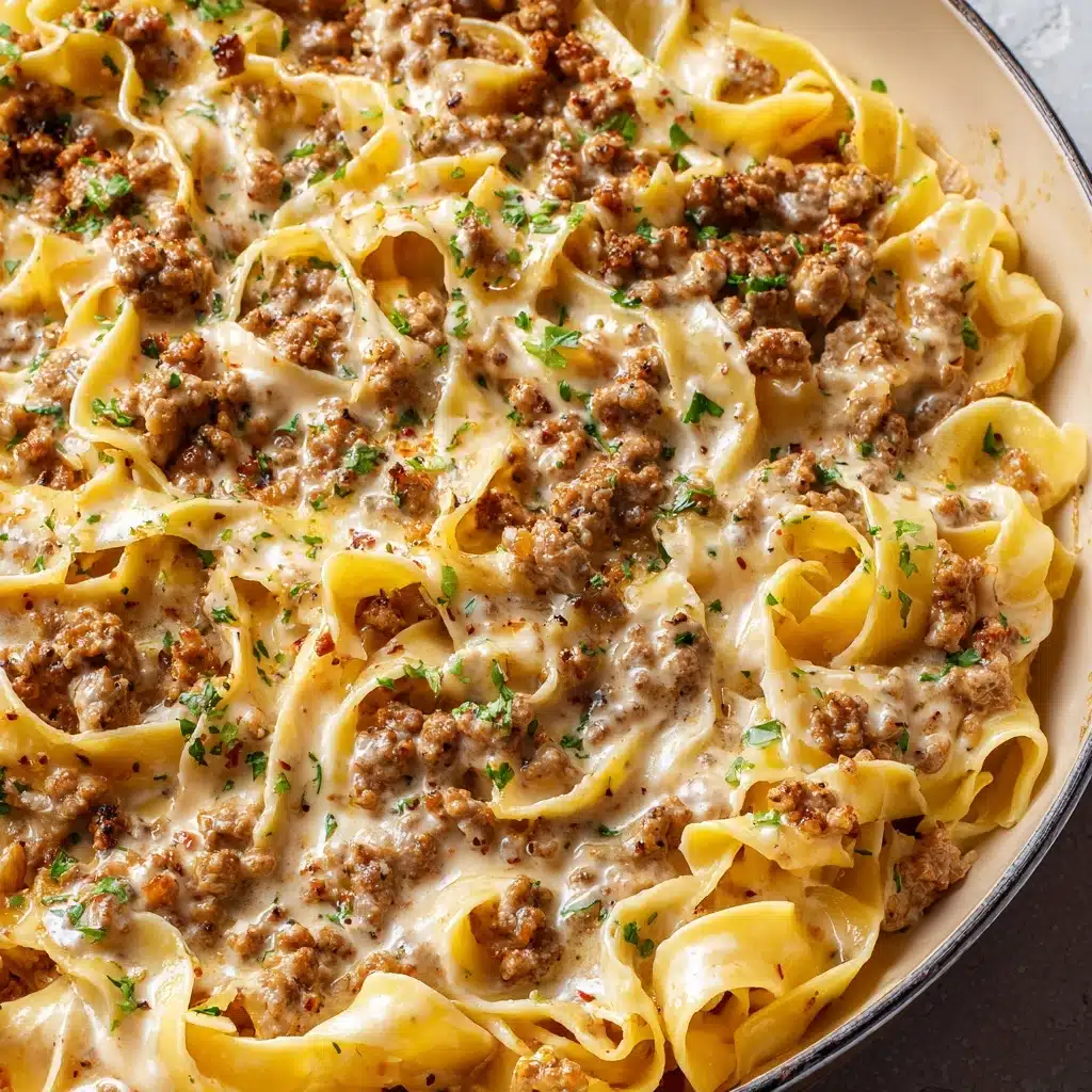 Ground Beef Alfredo Recipe