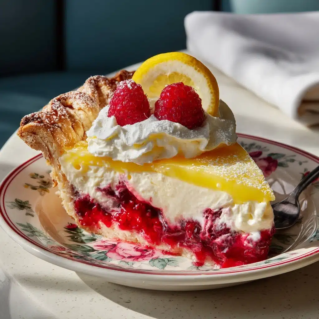 Lemon Raspberry Pie Recipe - Recipe Image