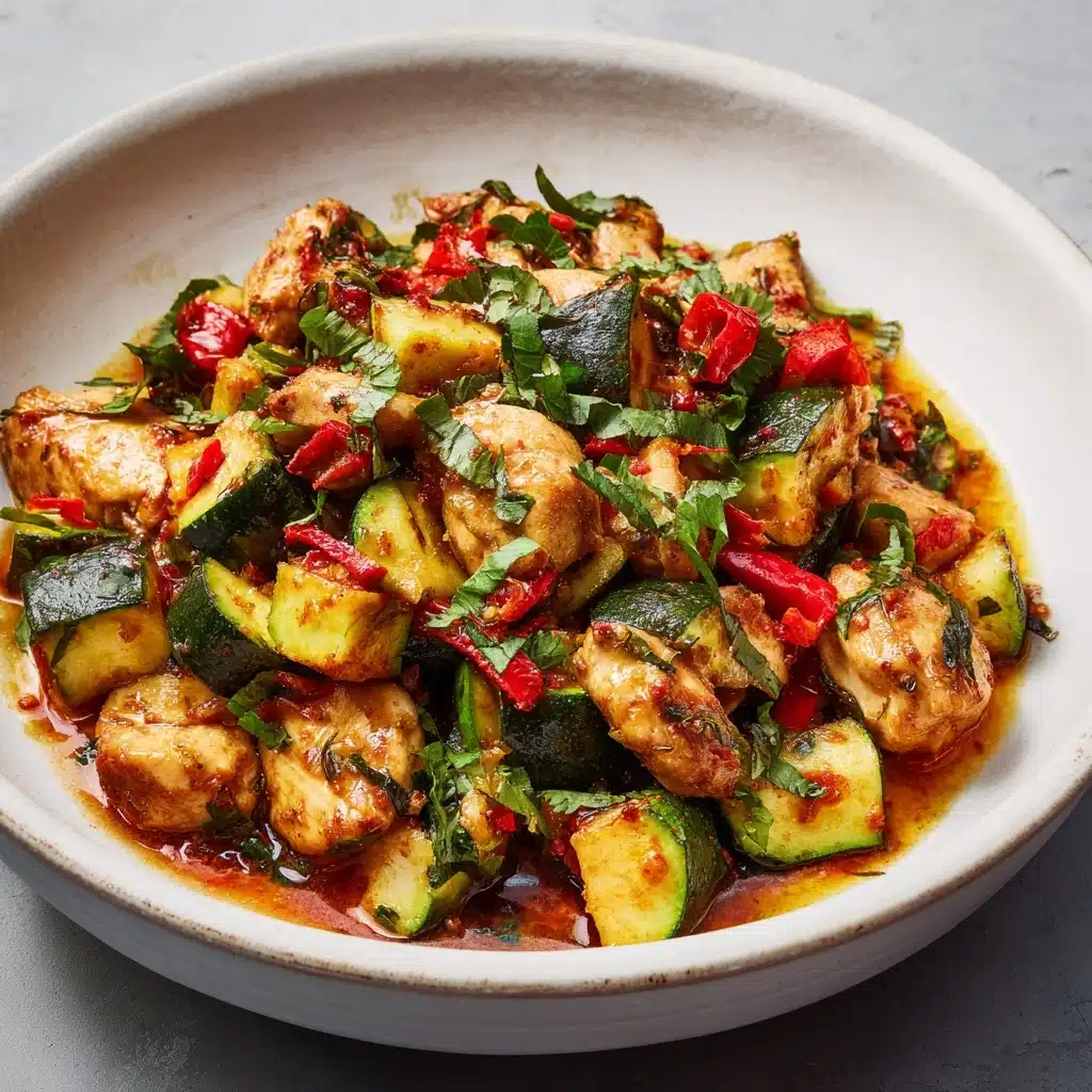 Tex-Mex Chicken and Zucchini Recipe - Recipe Image