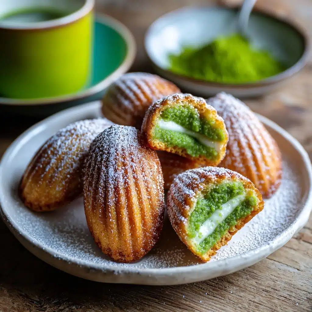 Pandan Coconut Madeleines Recipe - Recipe Image