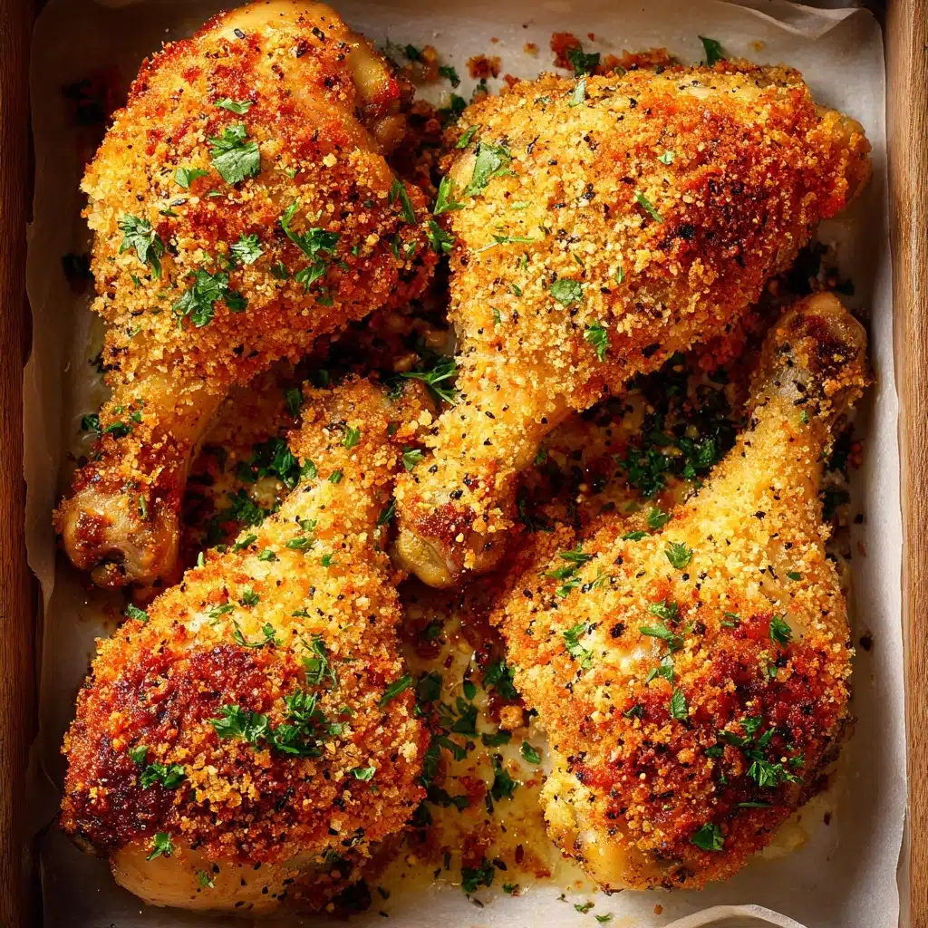 Garlic Parmesan Chicken Legs Recipe - Recipe Image