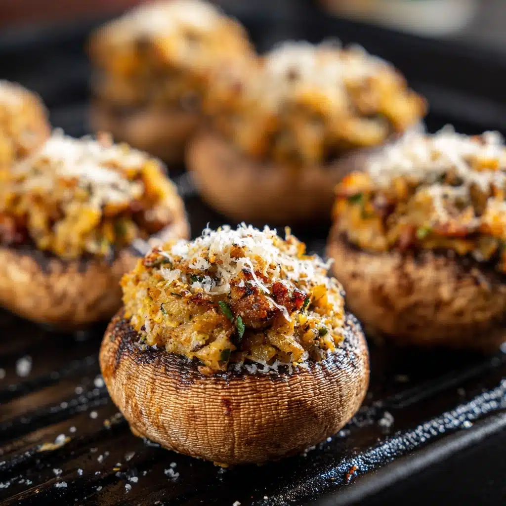Grilled Stuffed Mushrooms Recipe