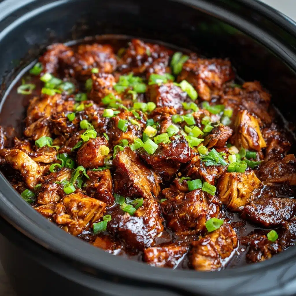 Slow Cooker Honey Garlic Chicken Recipe - Recipe Image