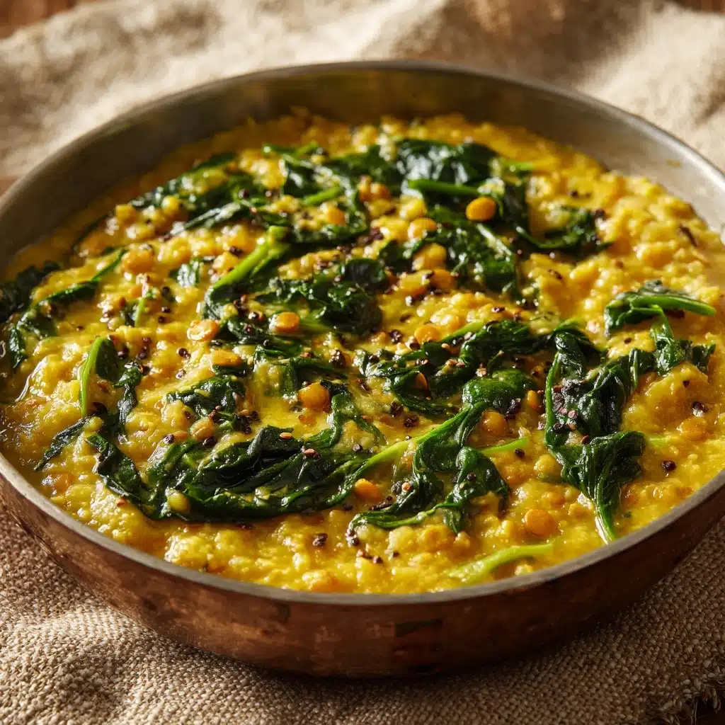 Indian Lentil Curry with Spinach Recipe - Recipe Image
