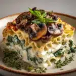 Mushroom and Spinach Lasagna Recipe