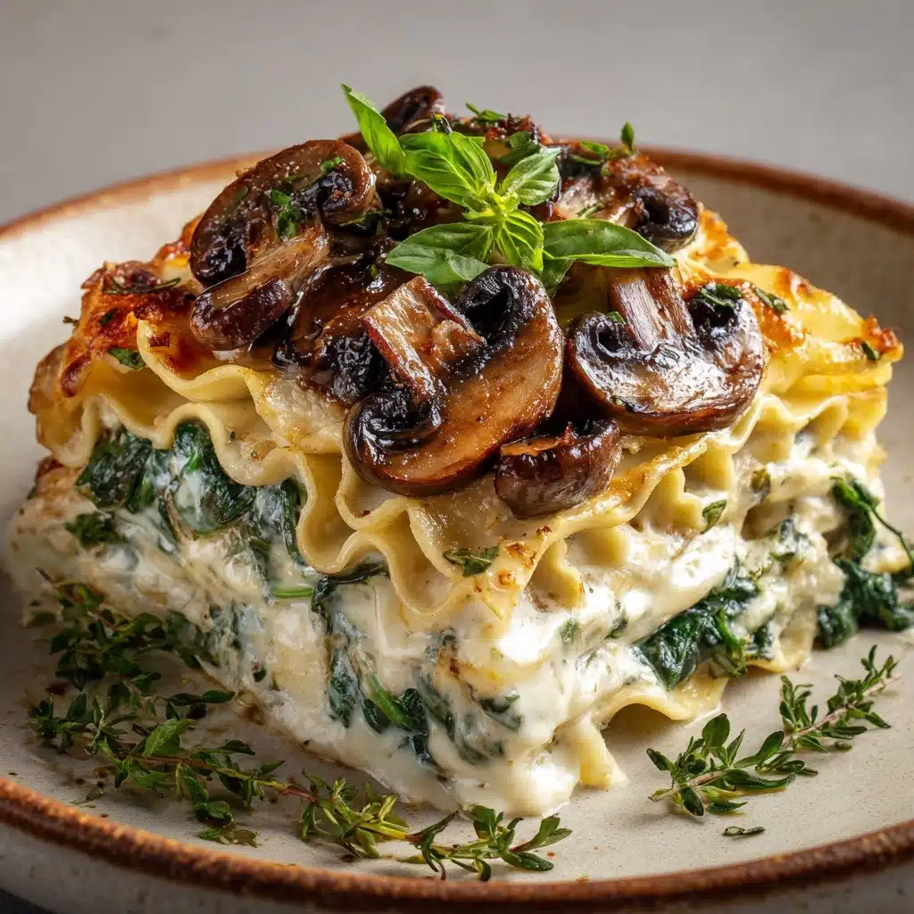 Mushroom and Spinach Lasagna Recipe