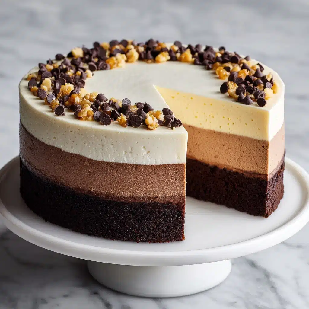 Tuxedo Cake: A Triple Chocolate Mousse Delight Recipe - Recipe Image