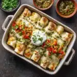 Salsa Verde Chicken Enchiladas Recipe