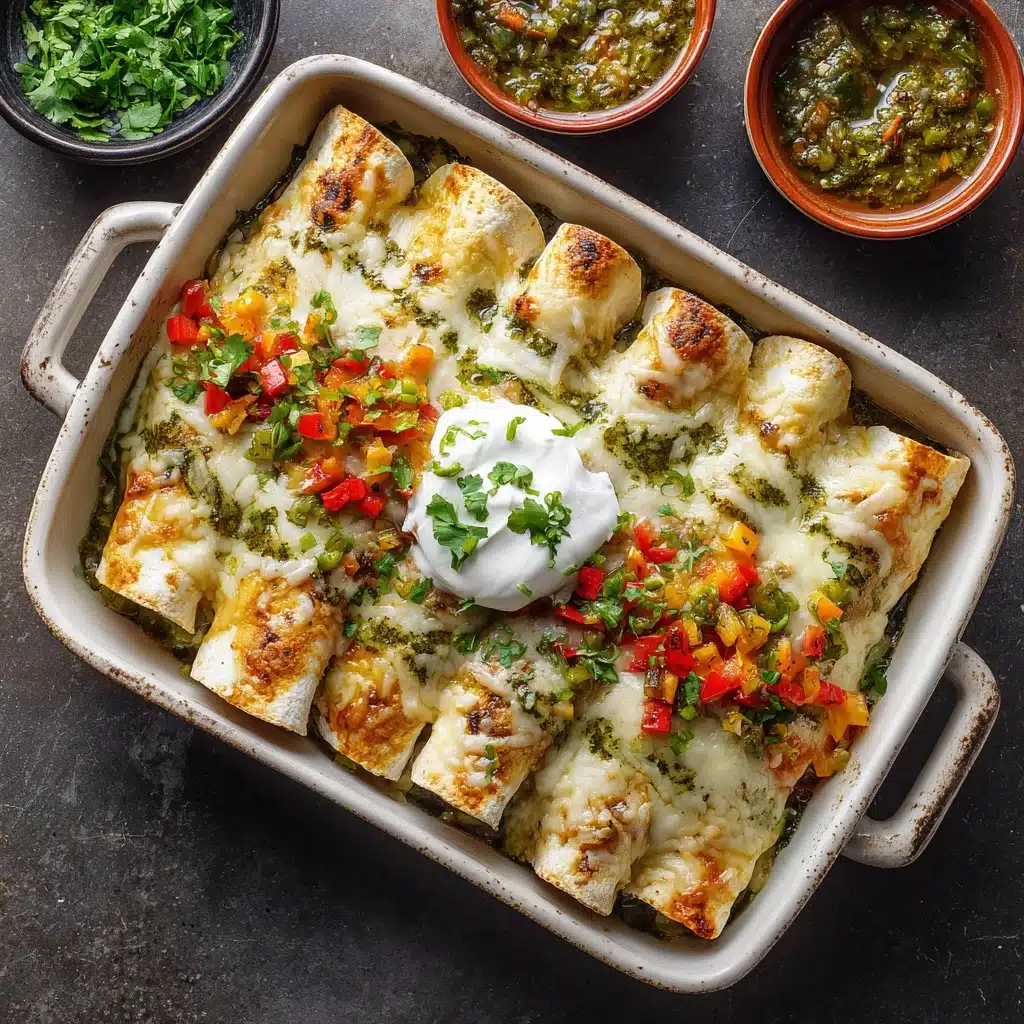 Salsa Verde Chicken Enchiladas Recipe