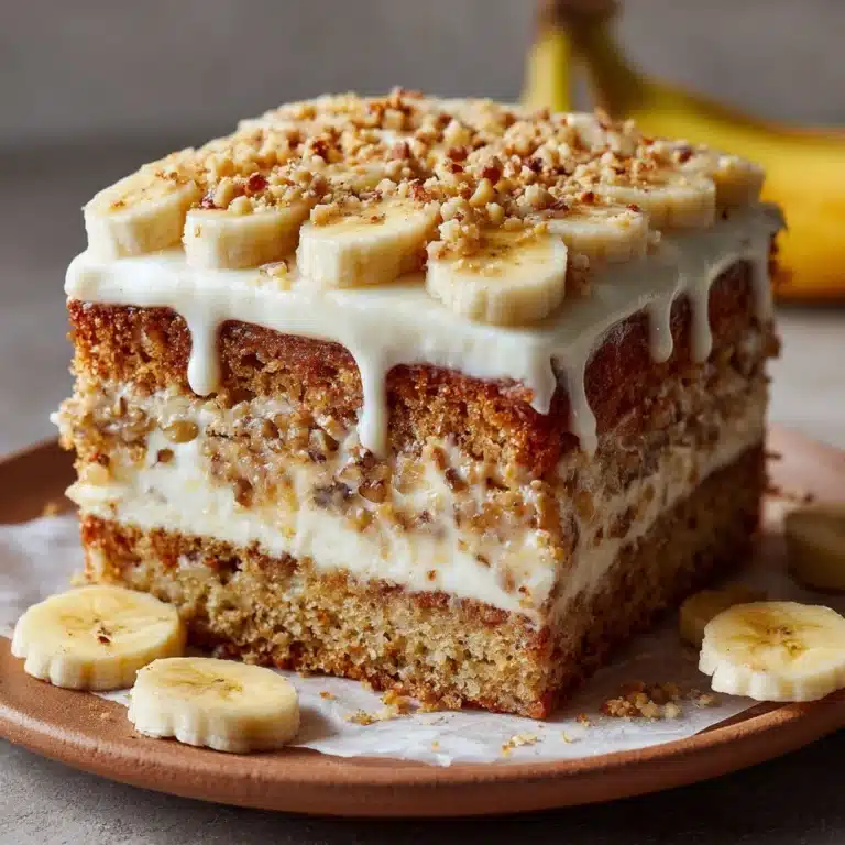 Banana Bread Cake with Cream Cheese Frosting Recipe