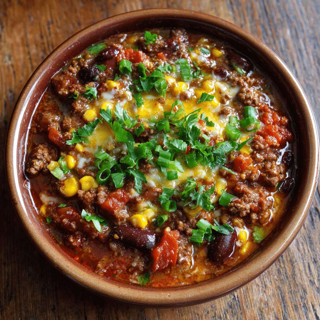 Slow Cooker Cowboy Casserole Recipe - Recipe Image