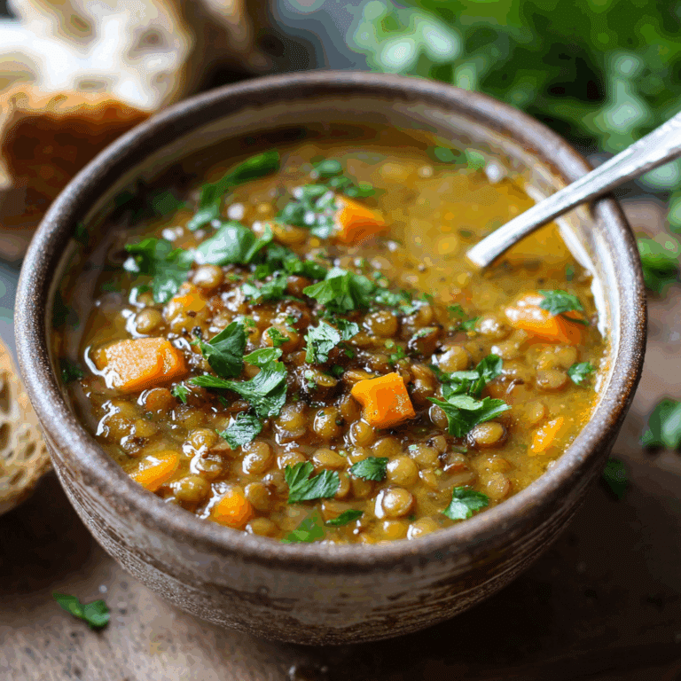 Veggie-Loaded Lentil Soup Recipe