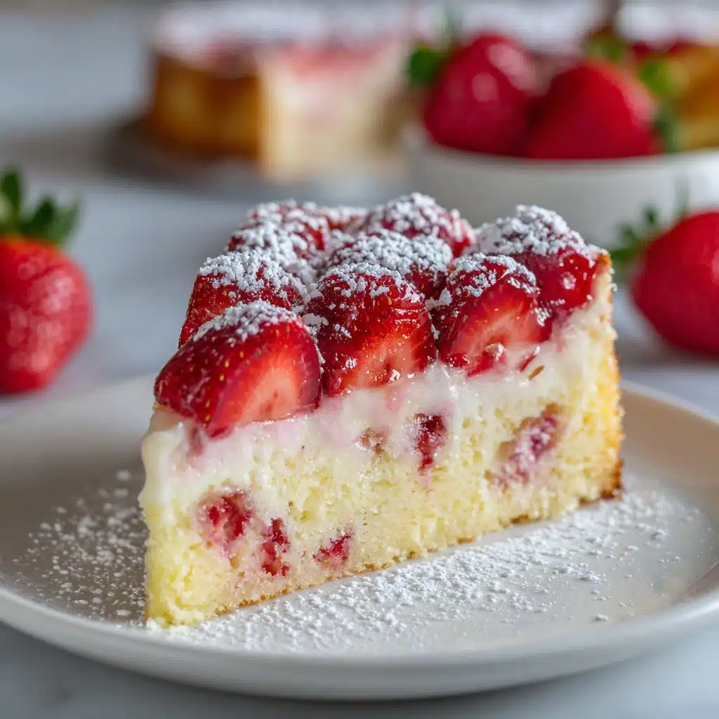 French Strawberry Cake Recipe - Recipe Image