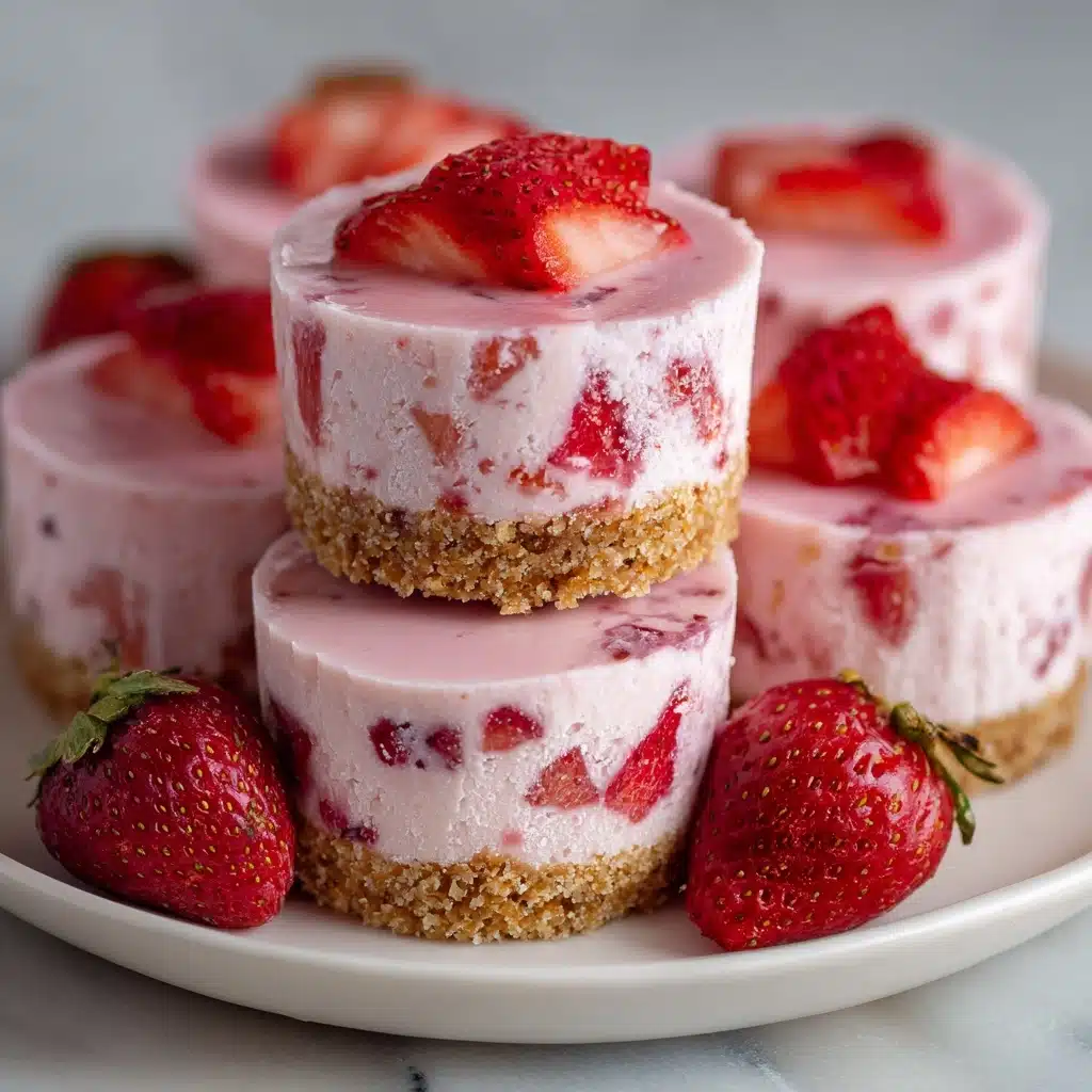 Strawberry Yogurt Bites Recipe - Recipe Image