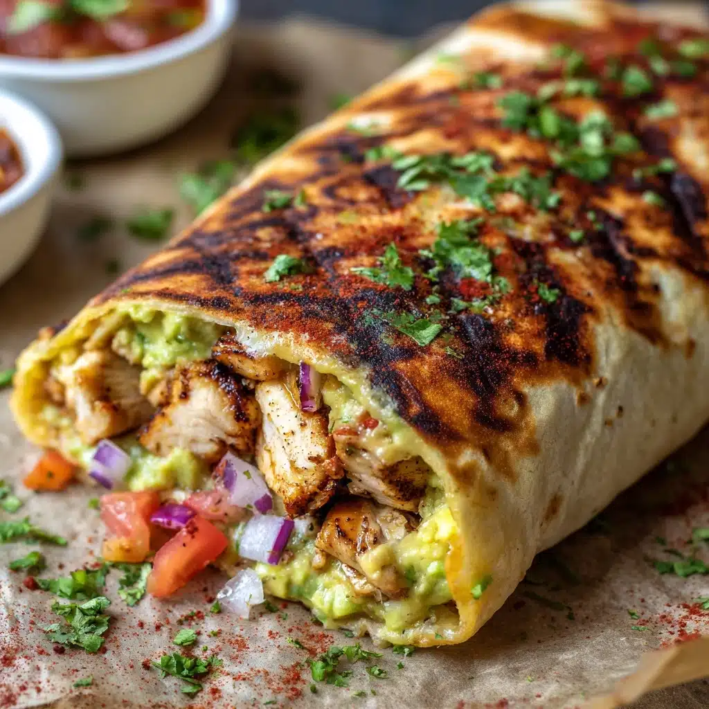Chipotle Ranch Grilled Chicken Burrito Recipe