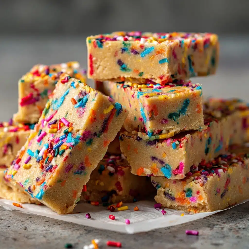 Birthday Cake Protein Bars Recipe - Recipe Image