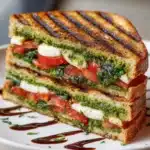 Balsamic Glazed Caprese Panini Supreme Recipe