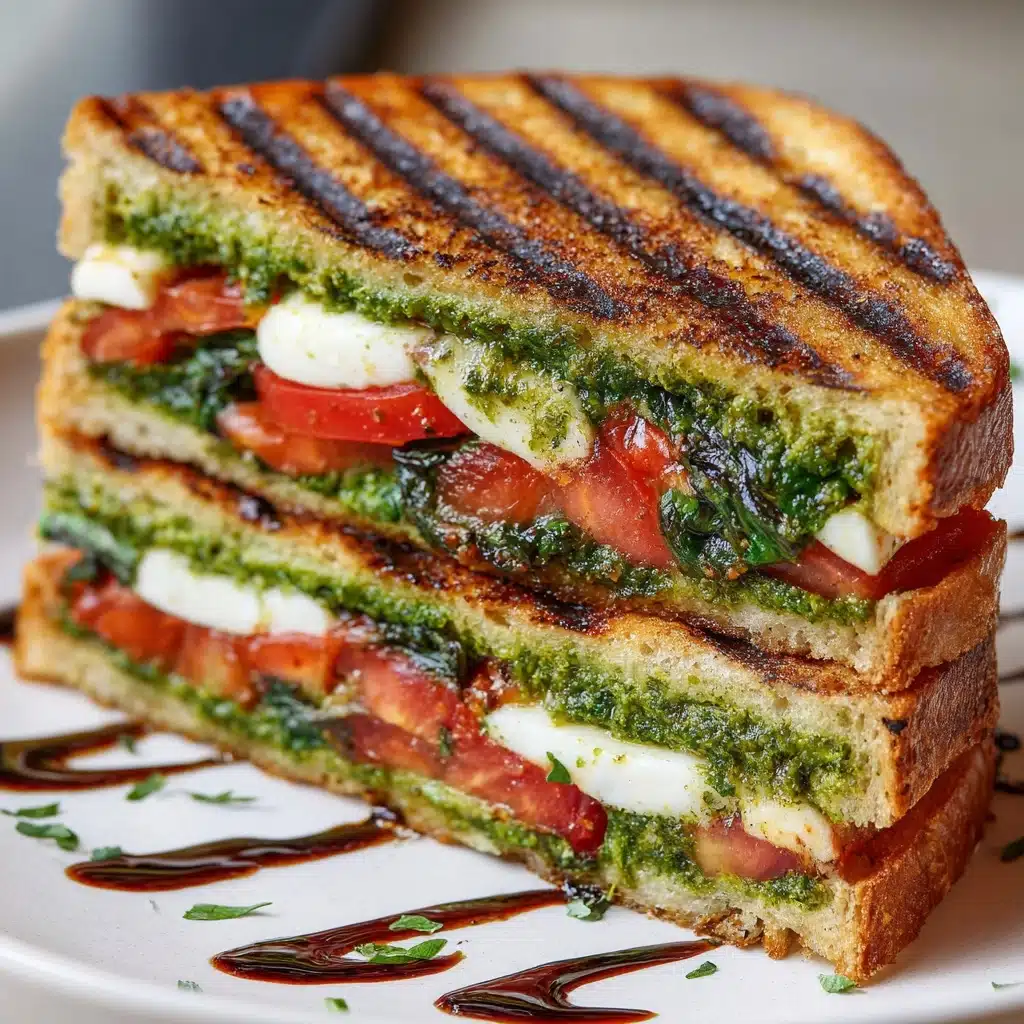 Balsamic Glazed Caprese Panini Supreme Recipe