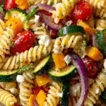 Feta & Roasted Veggie Pasta Recipe