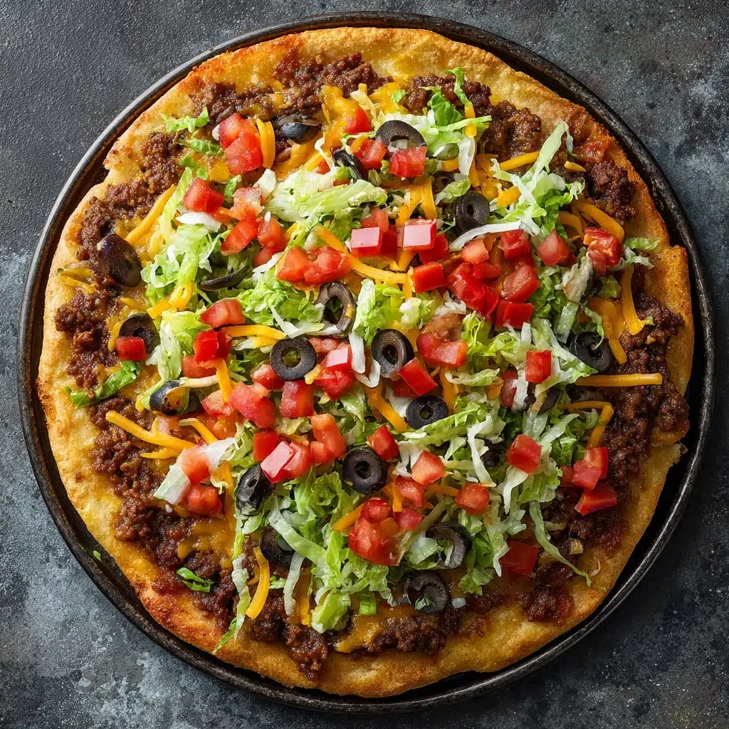 Taco Pizza Recipe - Recipe Image