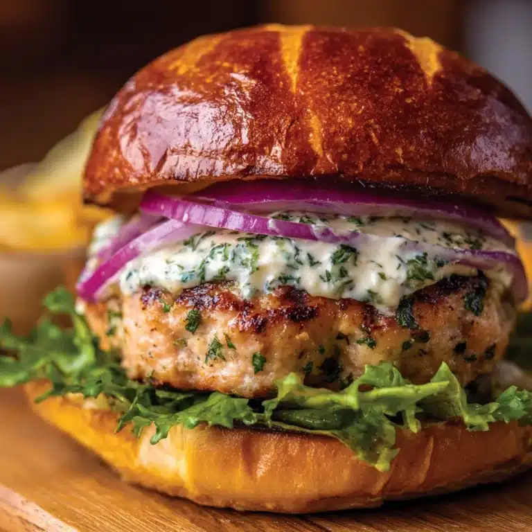 Salmon Burgers with Basil Mayo Recipe