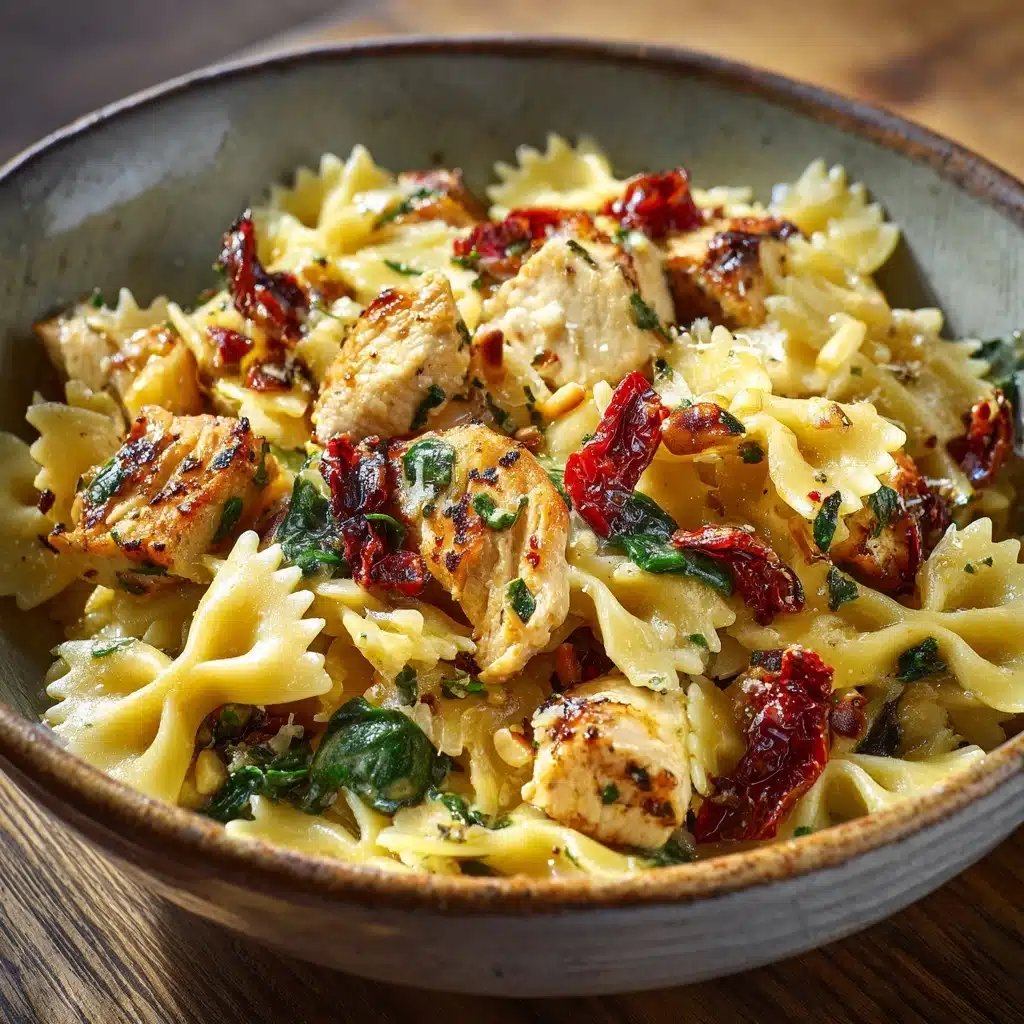 Creamy Sun-Dried Tomato Chicken Pasta Recipe - Recipe Image