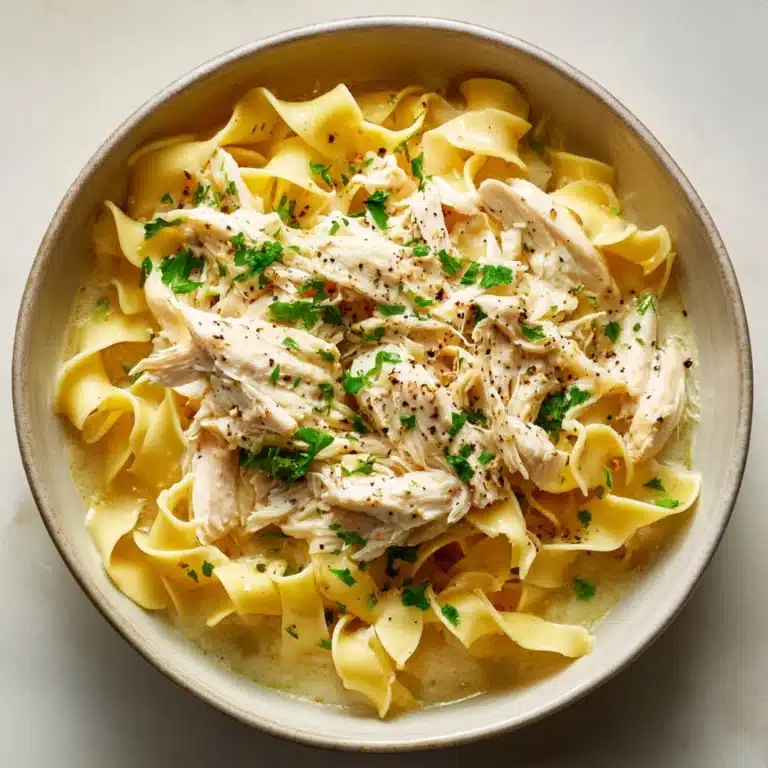 Amish Chicken & Noodles Recipe