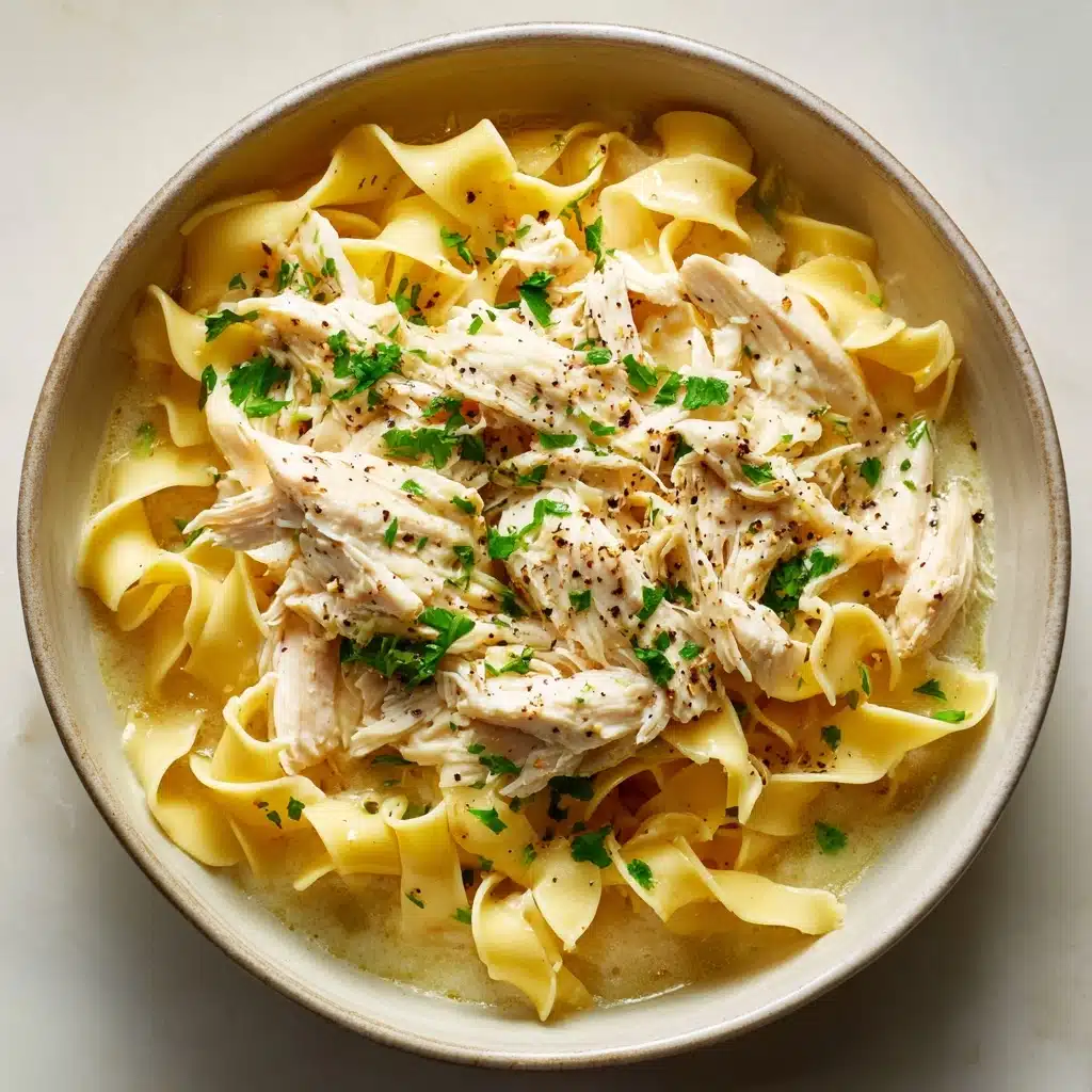 Amish Chicken & Noodles Recipe - Recipe Image