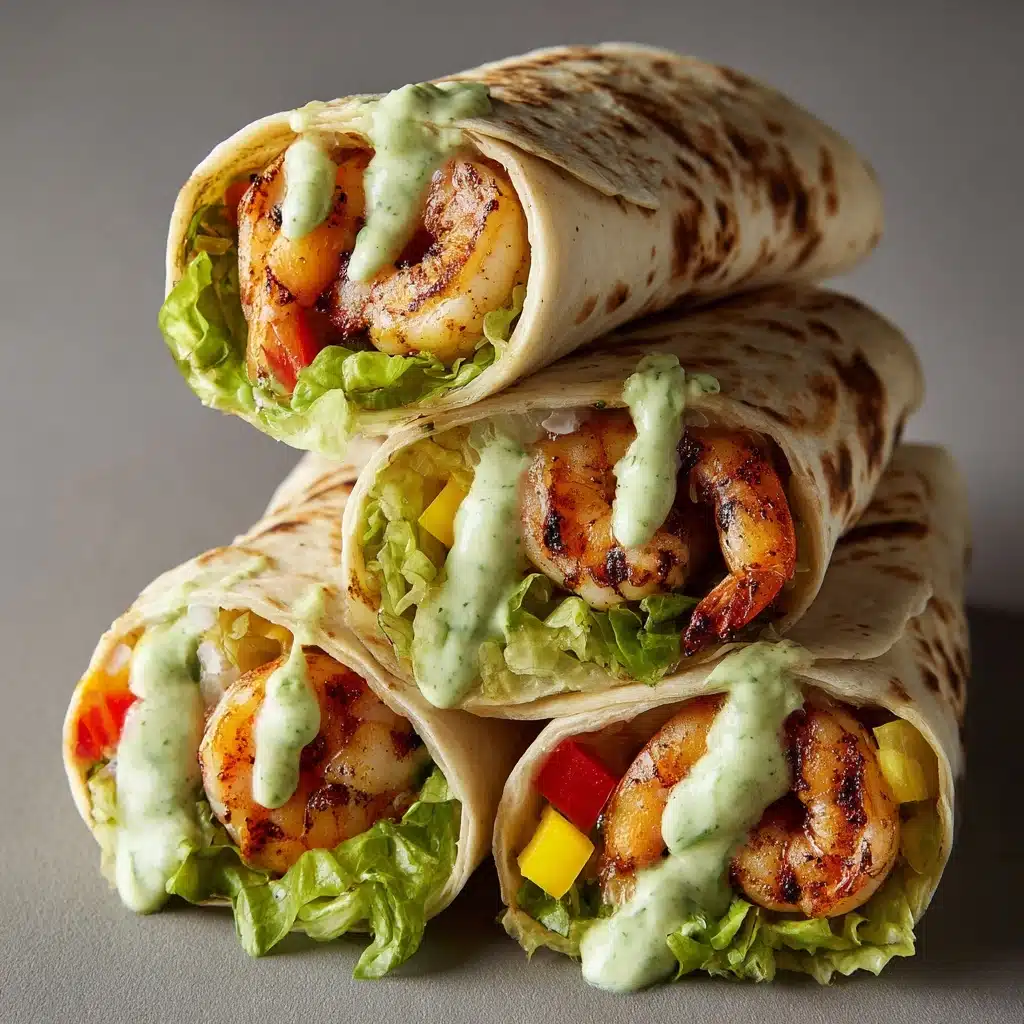 Caesar Shrimp Wraps Recipe - Recipe Image