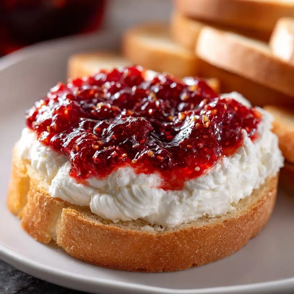 Rhubarb Honey Goat Cheese Appetizer Recipe - Recipe Image