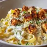 Creamy Cajun Chicken Linguine with Garlic Mozzarella Sauce – Irresistibly Delicious Dinner Recipe