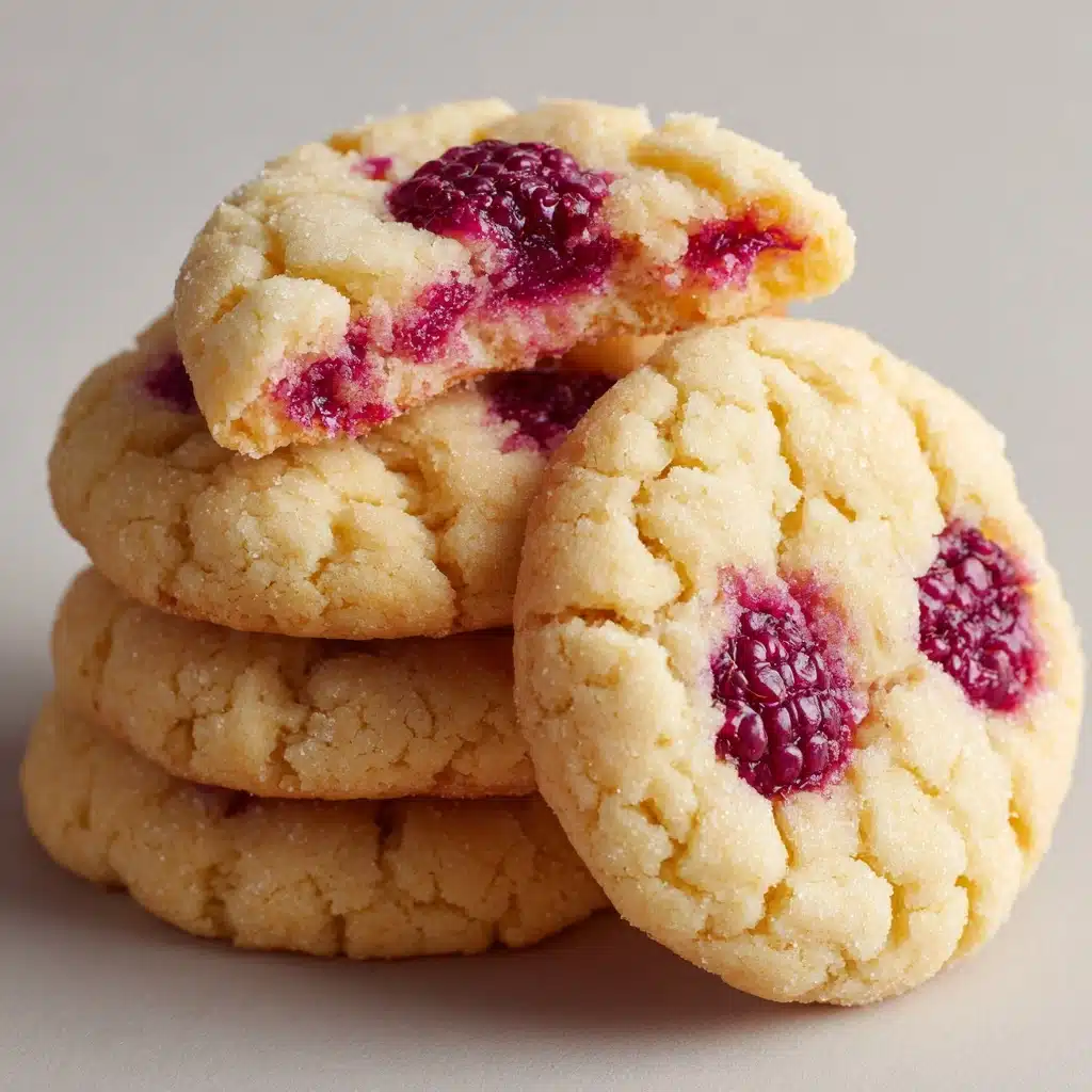 e Soft and Chewy Raspberry Sugar Cookies Recipe - Recipe Image